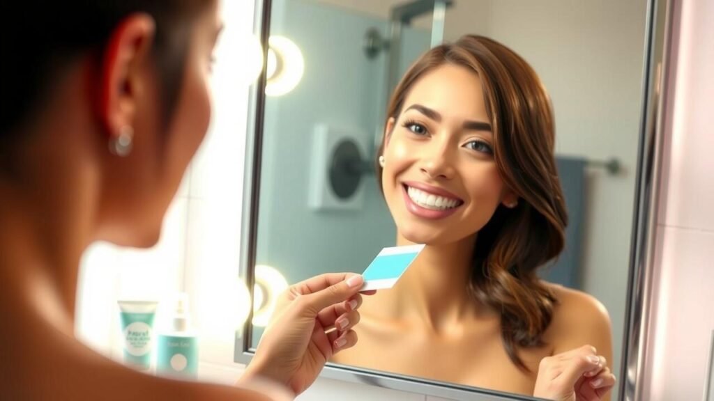 Am I supposed to brush my teeth after using Crest whitening strips?
