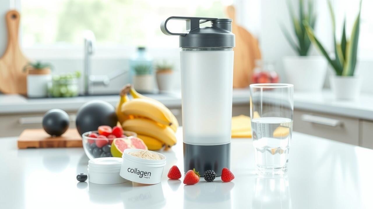 best shaker bottle for collagen powder