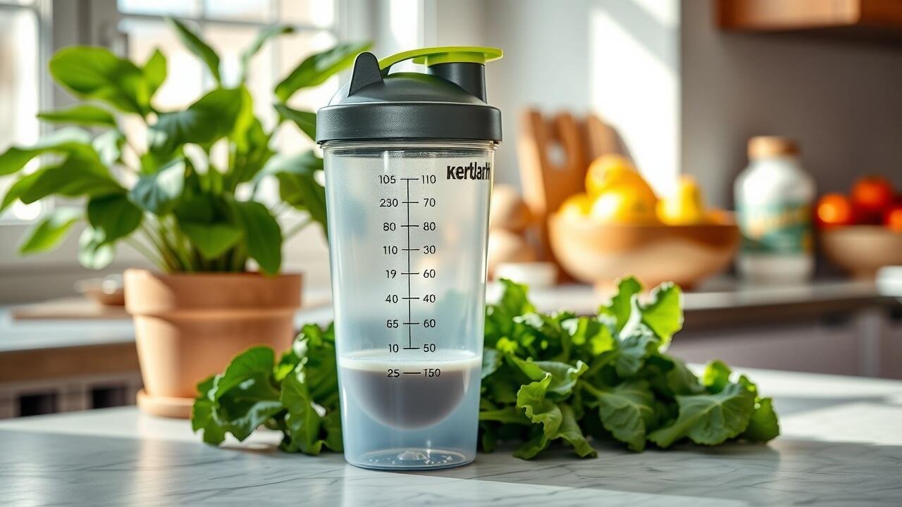 best shaker bottle for greens powder