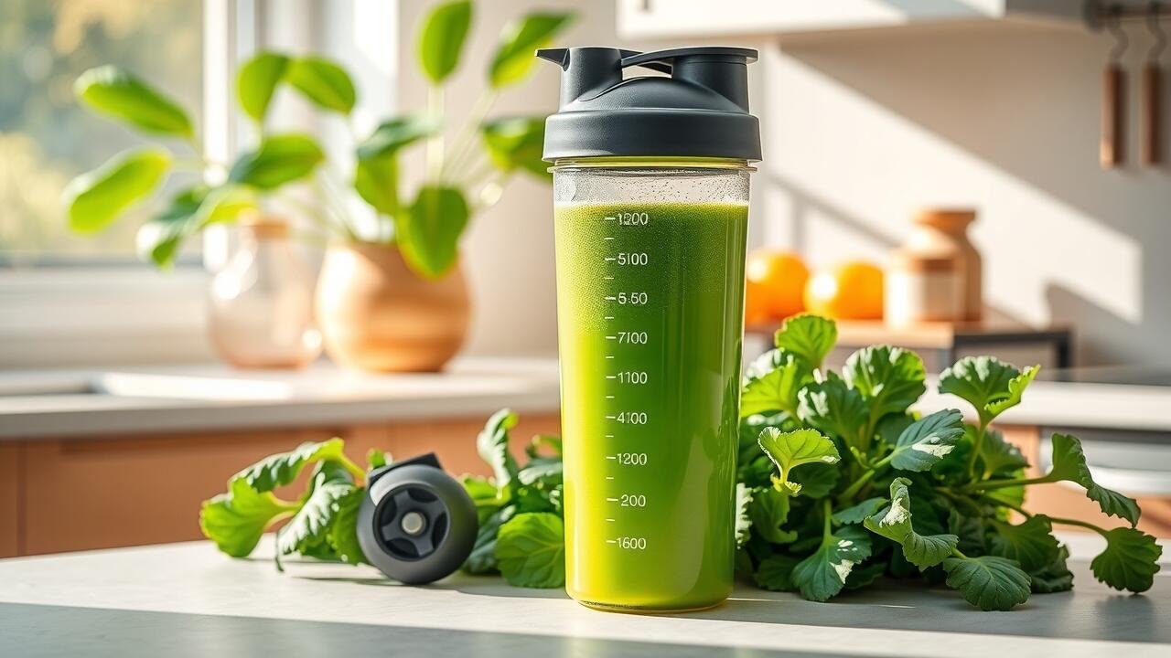best shaker bottle for greens powder
