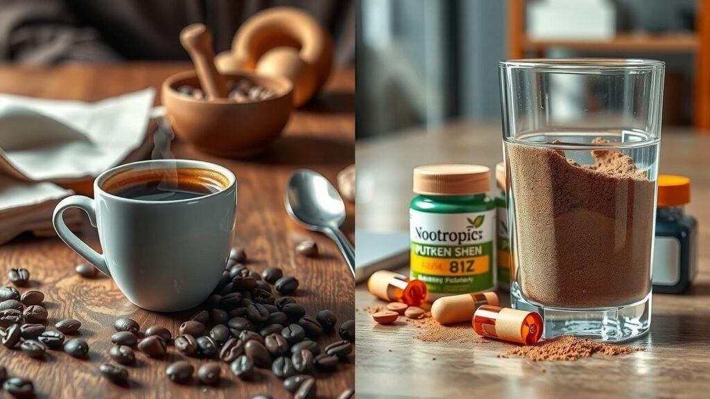 caffeine vs nootropics