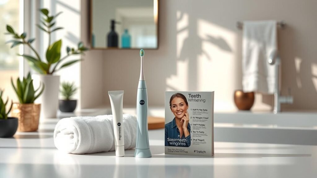 Can you whiten your teeth while tanning?