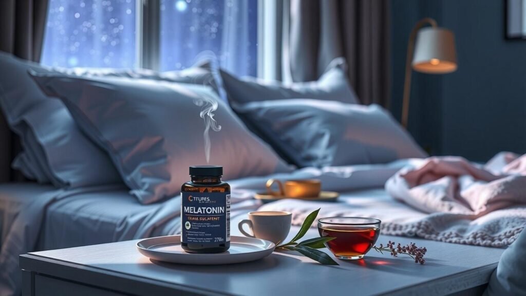 Does taking melatonin lower cortisol?