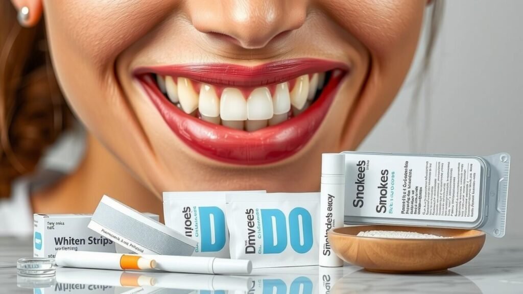 How to whiten smokers’ yellow teeth?