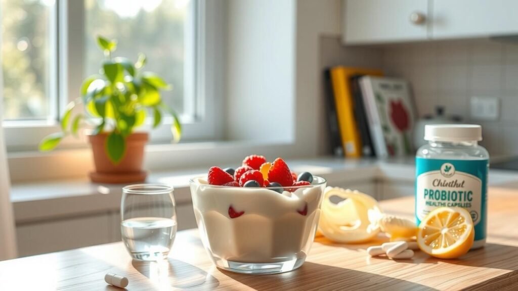 Is it better to take probiotics at night or in the morning?