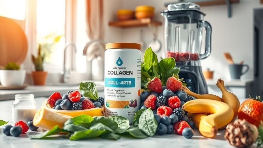 Is it okay to put collagen powder in a smoothie?