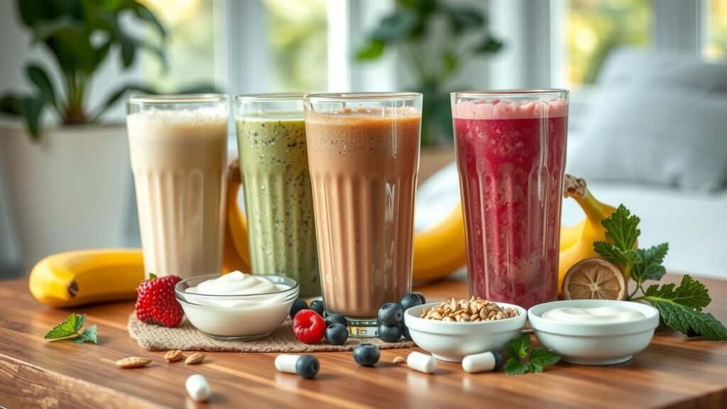 Is it okay to take a probiotic with a protein shake?