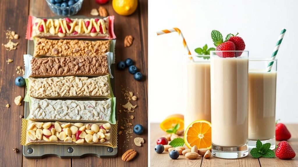 meal replacement bars vs shakes