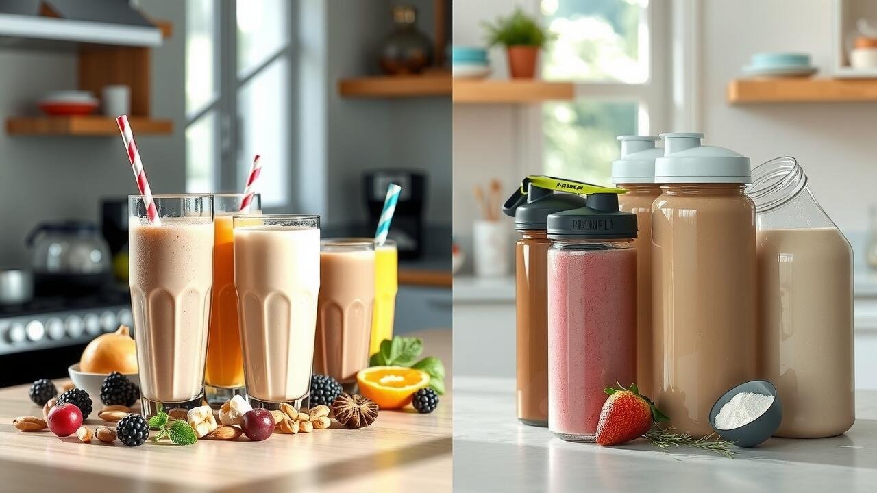 meal replacement shakes vs protein shakes