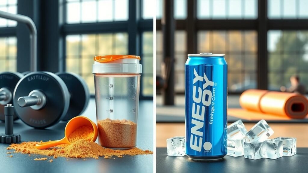 pre workout vs energy drink