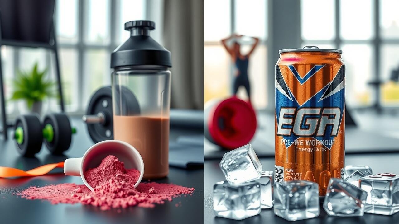 pre workout vs energy drink