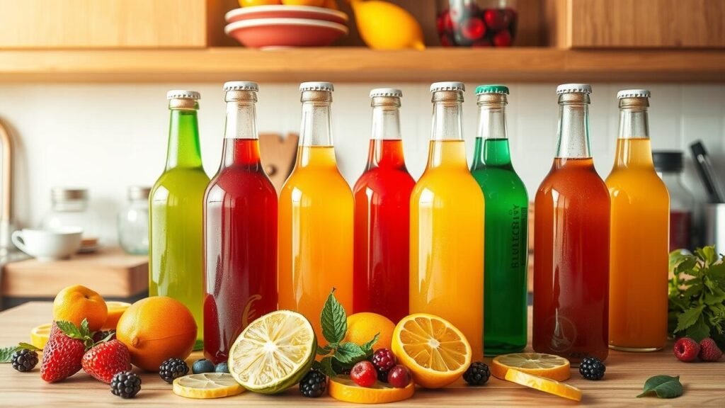 Review of the best kombucha flavors packed with probiotics.