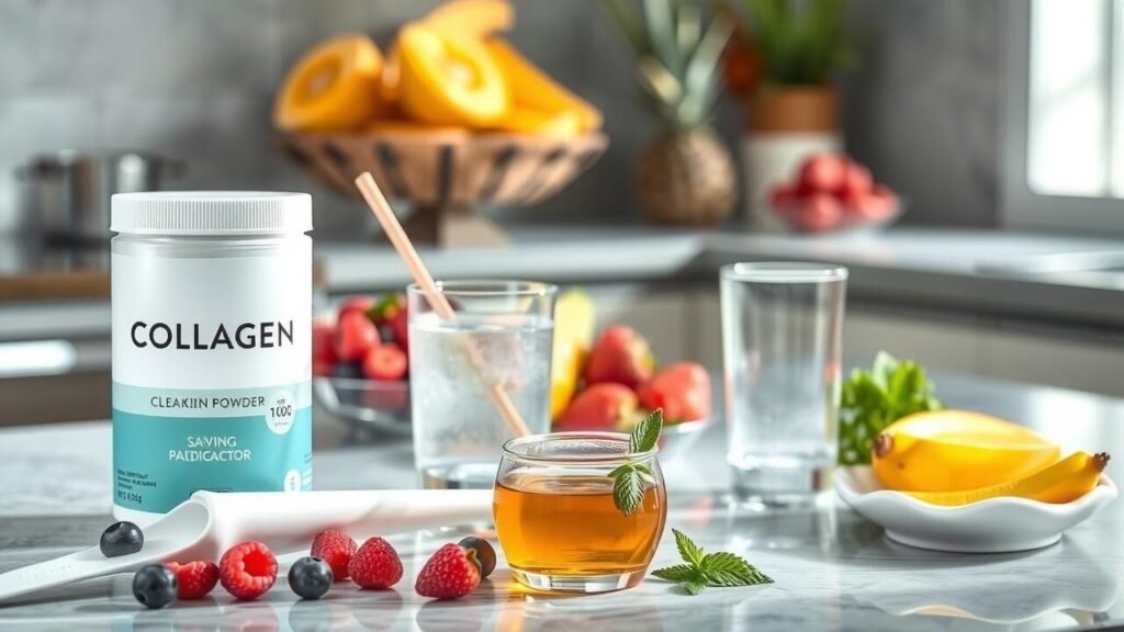 What collagen does Jennifer Aniston use?