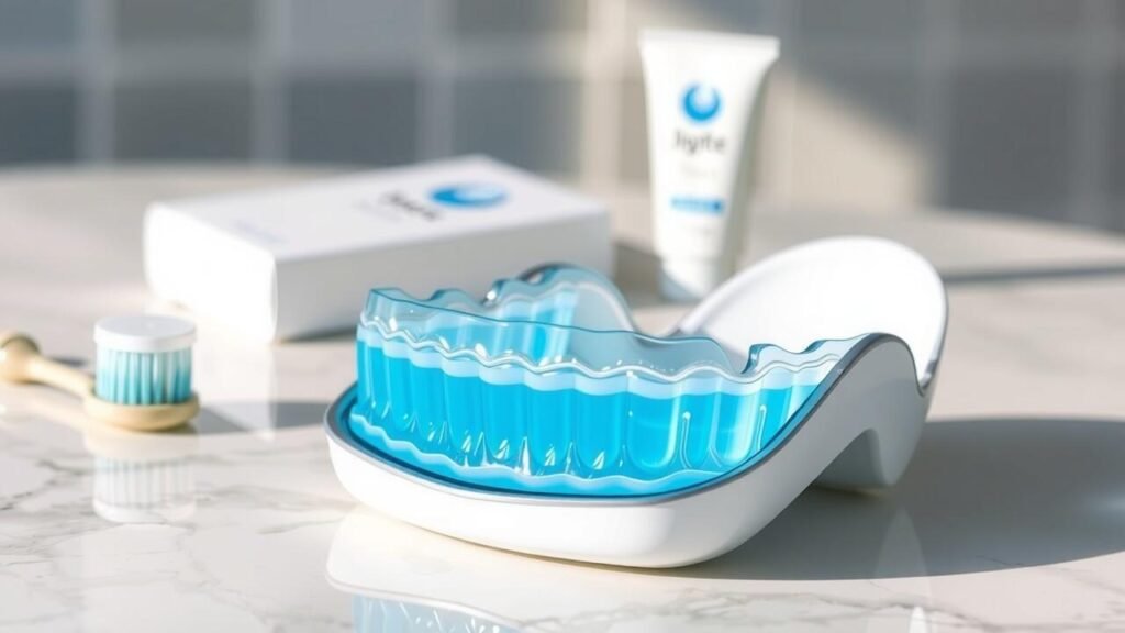 What do professional dentists use to whiten teeth?