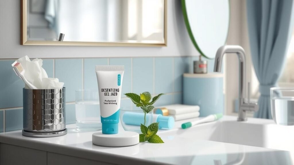 What is the desensitizing gel for teeth whitening?