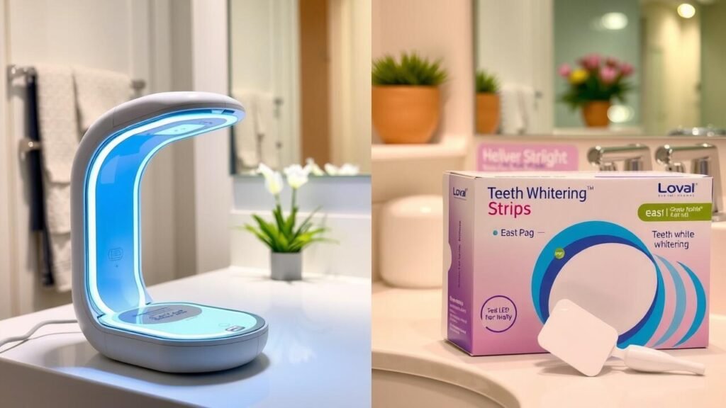 What is the healthiest teeth whitening method?