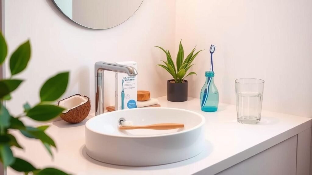 What is the least toxic way to whiten your teeth?