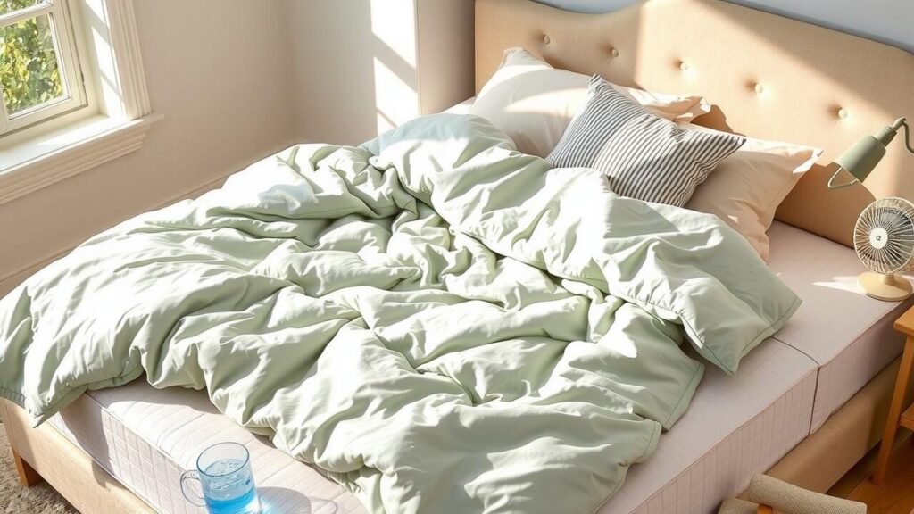 What type of bedding is best for hot sleepers?